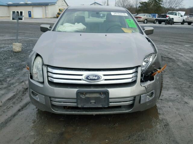 3FAHP08108R211163 - 2008 FORD FUSION SEL SILVER photo 9