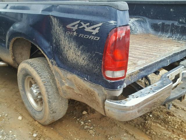 1FTNW21F62ED69809 - 2002 FORD F250 SUPER BLUE photo 10