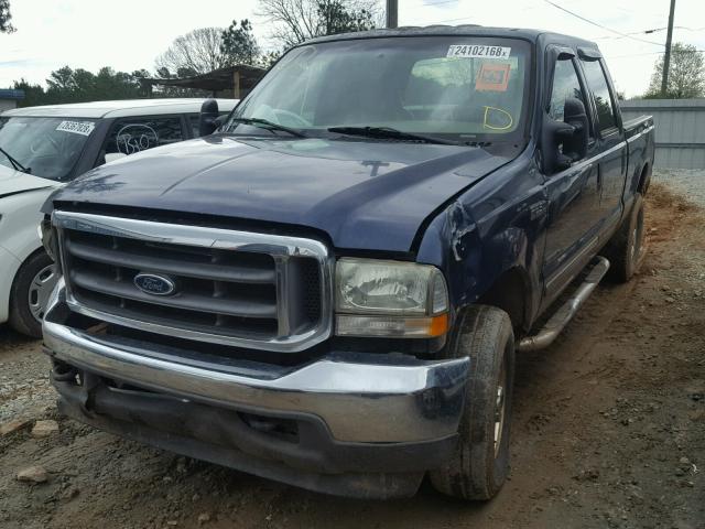 1FTNW21F62ED69809 - 2002 FORD F250 SUPER BLUE photo 2