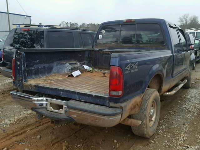 1FTNW21F62ED69809 - 2002 FORD F250 SUPER BLUE photo 4