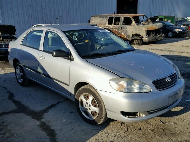 2T1BR32E05C393777 - 2005 TOYOTA COROLLA CE SILVER photo 1