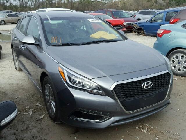 KMHE24L3XHA061337 - 2017 HYUNDAI SONATA HYB GRAY photo 1