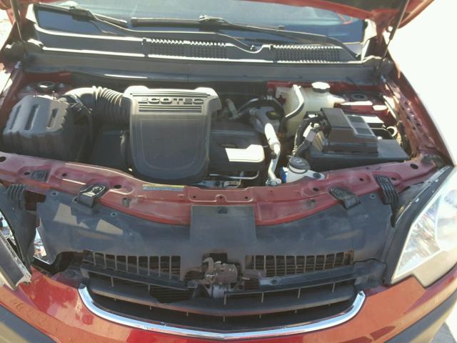 3GSCL33P88S683864 - 2008 SATURN VUE XE RED photo 7