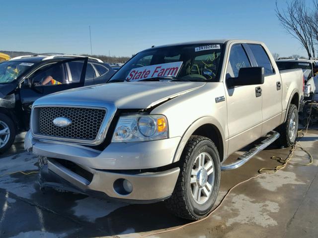 1FTPW12V96KE05623 - 2006 FORD F150 SUPER SILVER photo 2