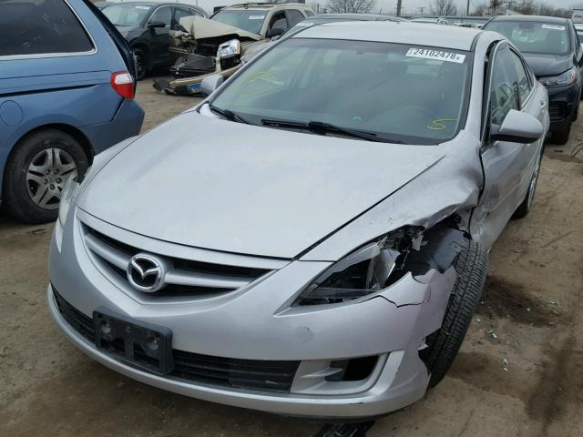 1YVHZ8CH0A5M44518 - 2010 MAZDA 6 I SILVER photo 2