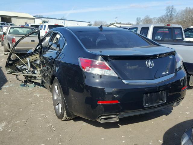 19UUA9F55DA002642 - 2013 ACURA TL TECH BLACK photo 3