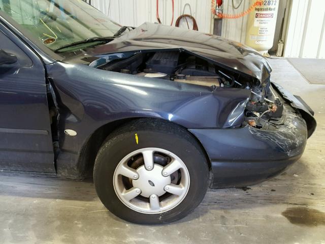 1FAFP6637WK240613 - 1998 FORD CONTOUR LX BLUE photo 9