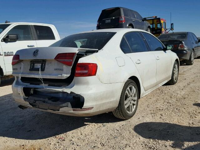 3VW2K7AJ8FM231380 - 2015 VOLKSWAGEN JETTA BASE 白色 照片 4