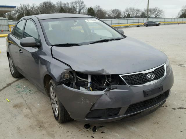 KNAFU4A25D5733057 - 2013 KIA FORTE EX GRAY photo 1