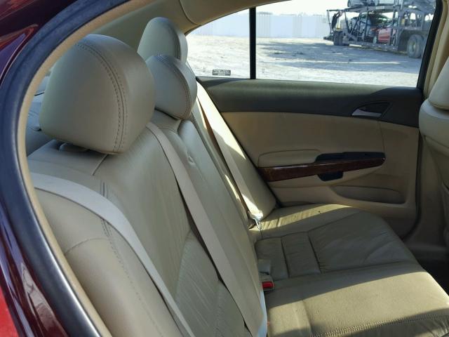 1HGCP26829A108534 - 2009 HONDA ACCORD EXL MAROON photo 6