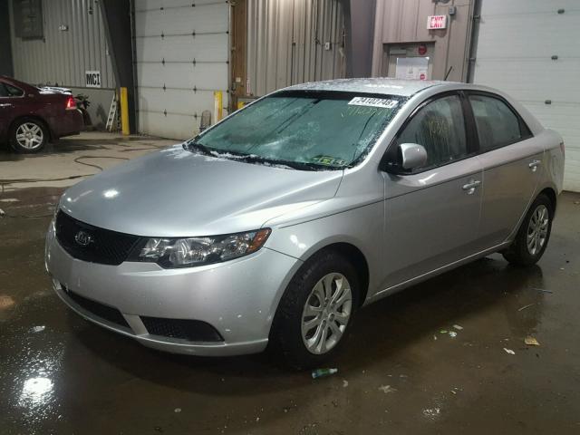 KNAFT4A20A5109181 - 2010 KIA FORTE LX SILVER photo 2