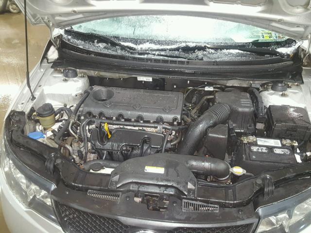 KNAFT4A20A5109181 - 2010 KIA FORTE LX SILVER photo 7