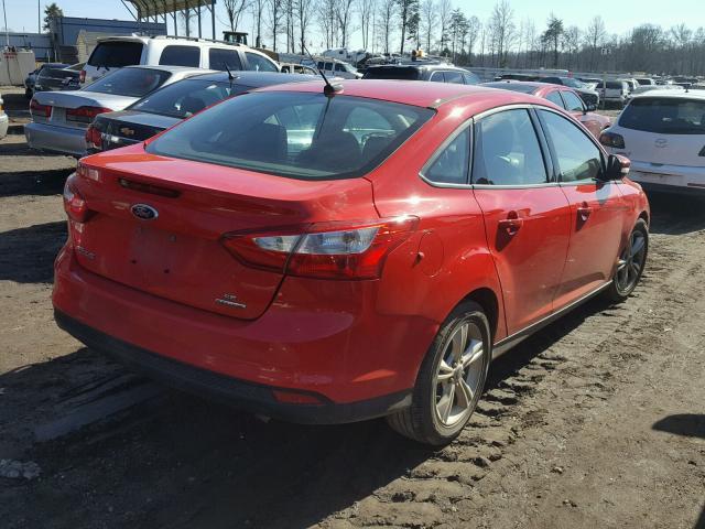 1FADP3F21EL450288 - 2014 FORD FOCUS SE RED photo 4