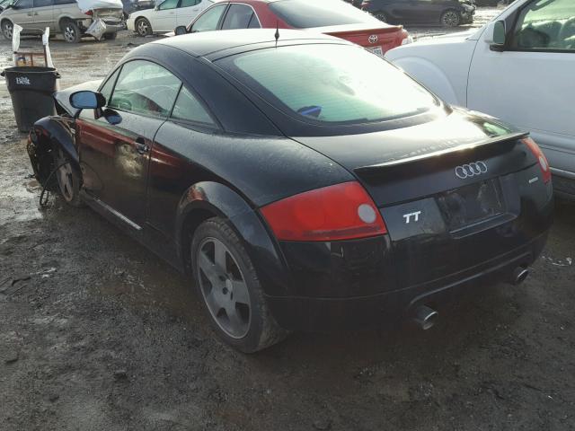 TRUWT28N911024604 - 2001 AUDI TT QUATTRO BLACK photo 3