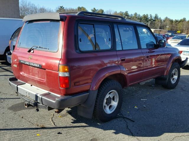 JT3HJ85J7V0165796 - 1997 TOYOTA LAND CRUIS RED photo 4