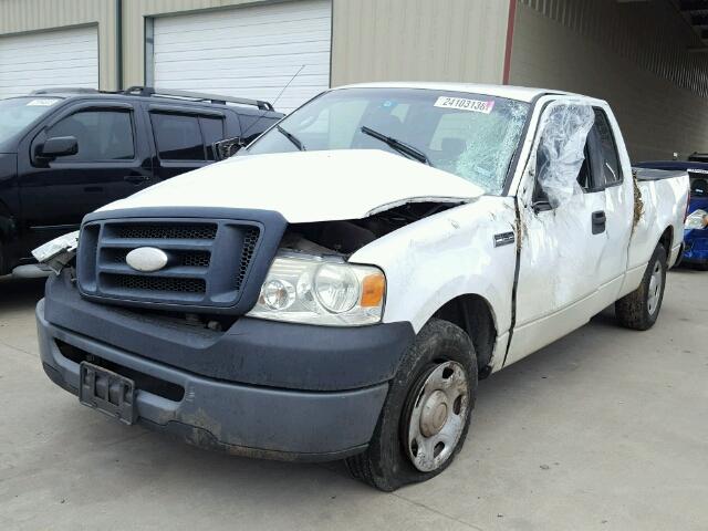 1FTRX12W37FA74062 - 2007 FORD F150 WHITE photo 2