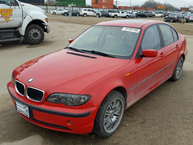 WBAET37463NJ37682 - 2003 BMW 325 I RED photo 2