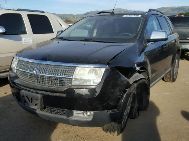 2LMDU88C67BJ23586 - 2007 LINCOLN MKX BLACK photo 2