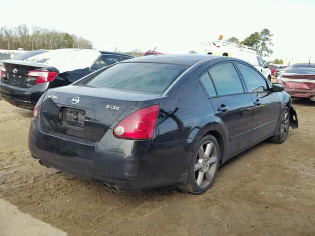 1N4BA41E86C805040 - 2006 NISSAN MAXIMA SE BLACK photo 4