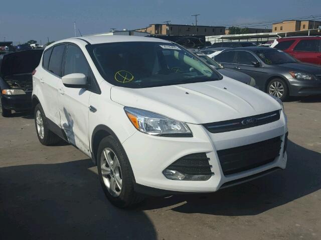 1FMCU0GX7FUC61269 - 2015 FORD ESCAPE SE WHITE photo 1