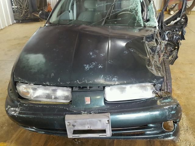 1G8ZK827XVZ301575 - 1997 SATURN SW2 GREEN photo 7