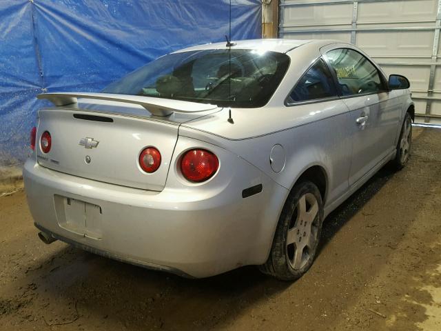 1G1AM18B287118695 - 2008 CHEVROLET COBALT SPO SILVER photo 4