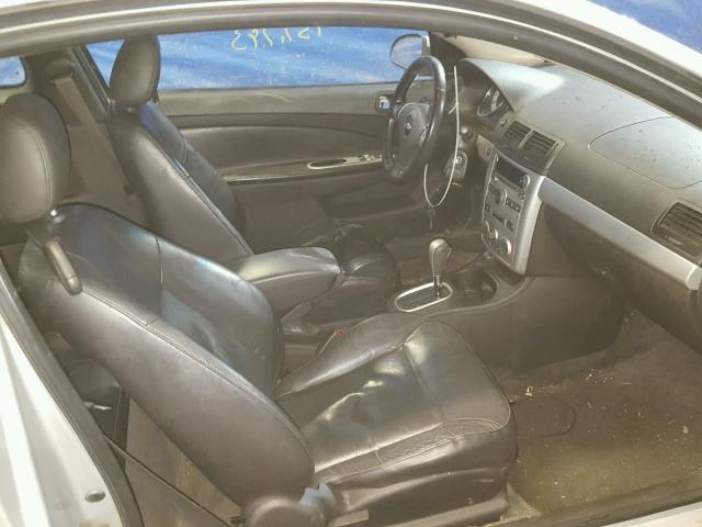 1G1AM18B287118695 - 2008 CHEVROLET COBALT SPO SILVER photo 5