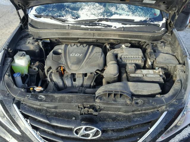 5NPEB4AC9CH461804 - 2012 HYUNDAI SONATA GLS BLACK photo 7