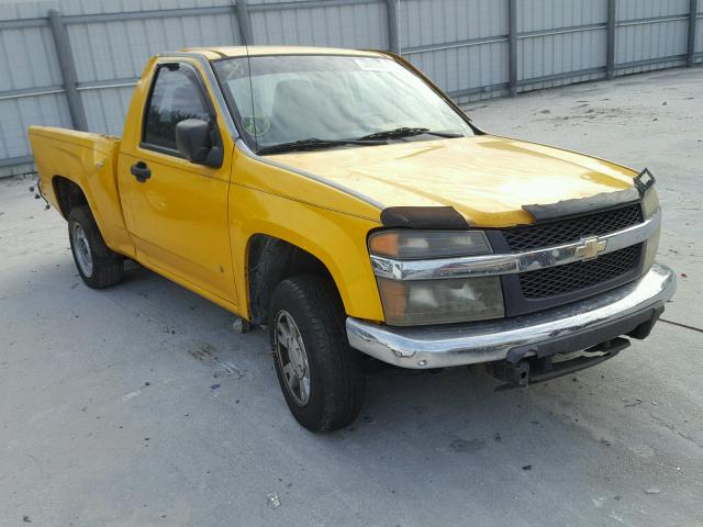 1GCCS149878198098 - 2007 CHEVROLET COLORADO YELLOW photo 1