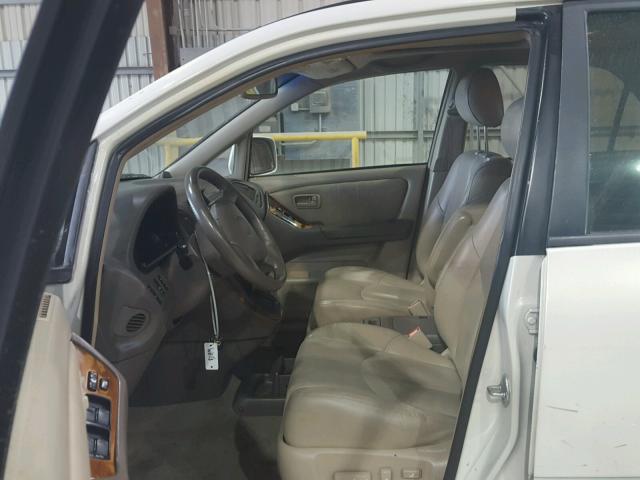 JT6GF10U7Y0055750 - 2000 LEXUS RX 300 CREAM photo 5