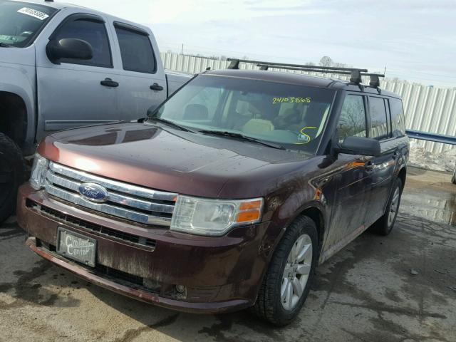 2FMDK51C19BA25188 - 2009 FORD FLEX SE BURGUNDY photo 2