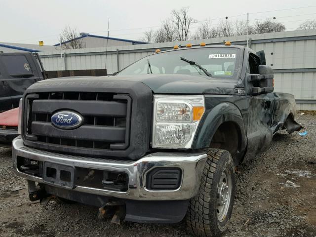 1FTBF2B65CEA67625 - 2012 FORD F250 SUPER GREEN photo 2