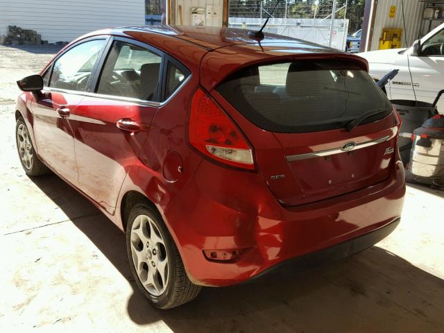 3FADP4FJ4BM159582 - 2011 FORD FIESTA SES RED photo 3