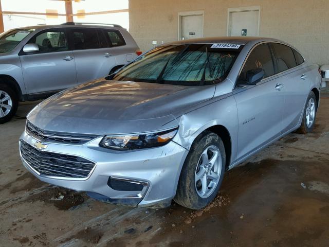 1G1ZB5ST7GF341658 - 2016 CHEVROLET MALIBU LS ვერცხლისფერი ფოტო 2