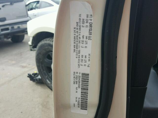 2B3KA43G88H333626 - 2008 DODGE CHARGER CREAM photo 10