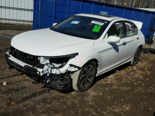 1HGCR2F8XHA176217 - 2017 HONDA ACCORD EXL WHITE photo 2