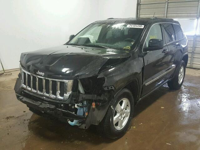 1J4RR4GGXBC576004 - 2011 JEEP GRAND CHER BLACK photo 2