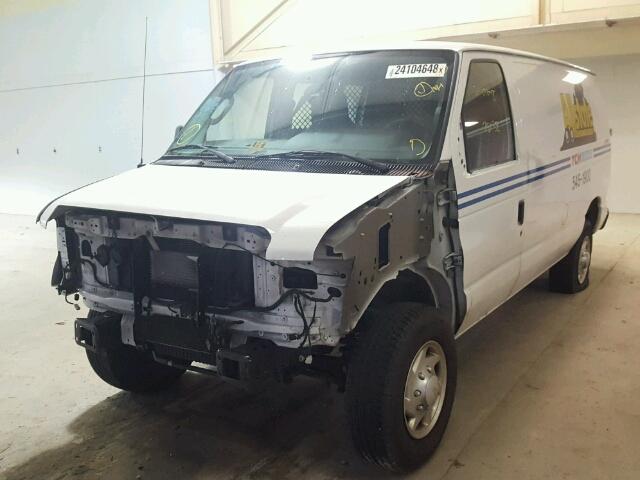 1FTNE2EW6EDA76449 - 2014 FORD ECONOLINE WHITE photo 2