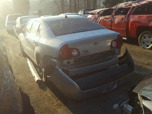 1G1ZC5E0XCF266561 - 2012 CHEVROLET MALIBU 1LT 银色 照片 3