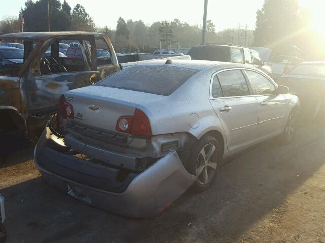 1G1ZC5E0XCF266561 - 2012 CHEVROLET MALIBU 1LT 银色 照片 4