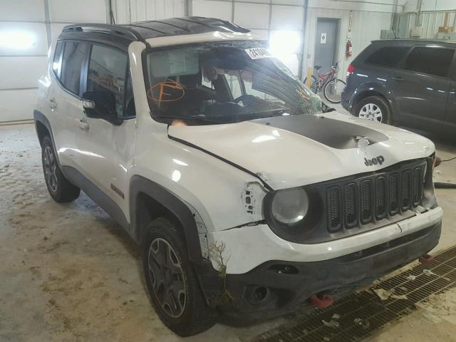 ZACCJBCT4FPB46514 - 2015 JEEP RENEGADE T WHITE photo 1