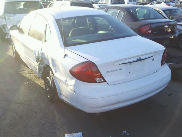 1FAFP55S0YA205200 - 2000 FORD TAURUS SES WHITE photo 3