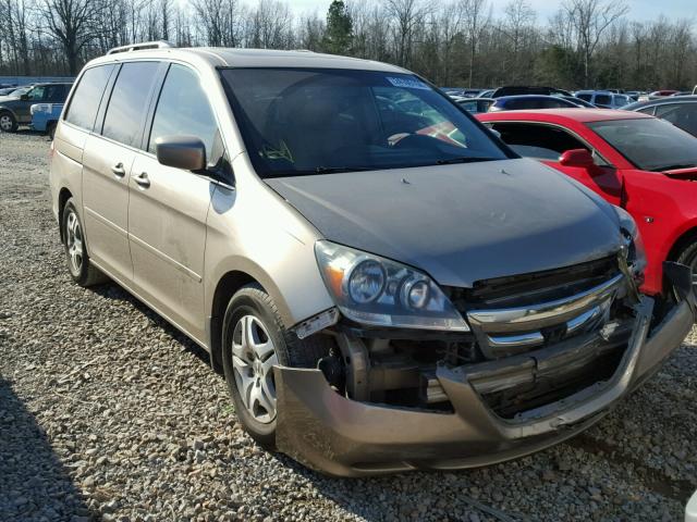 5FNRL38625B414530 - 2005 HONDA ODYSSEY EX SILVER photo 1