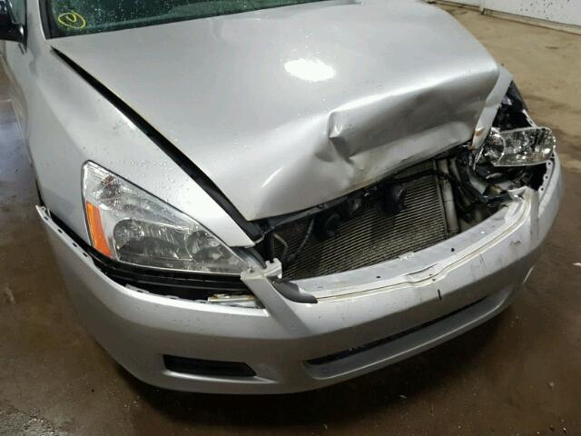 1HGCM66497A072349 - 2007 HONDA ACCORD SE SILVER photo 9