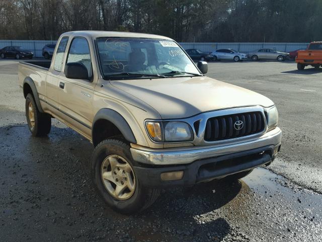 5TESM92N02Z051382 - 2002 TOYOTA TACOMA XTR GOLD photo 1