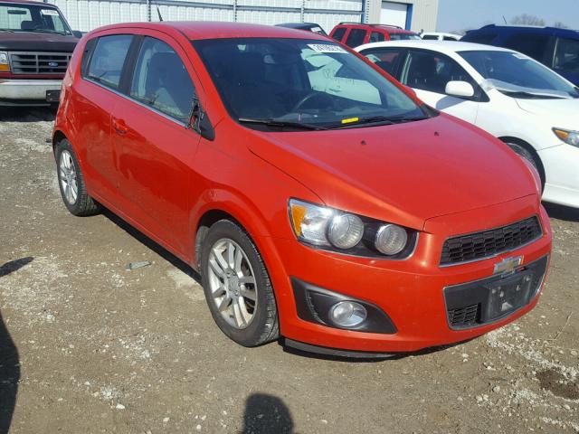 1G1JC6SH2C4109910 - 2012 CHEVROLET SONIC LT ORANGE photo 1