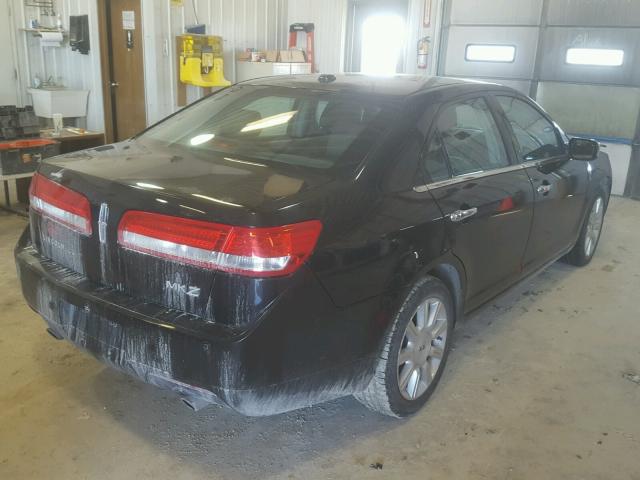 3LNHL2GC5BR757741 - 2011 LINCOLN MKZ BLACK photo 4