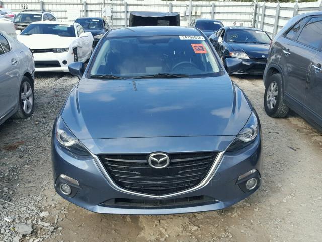 JM1BM1V36E1170631 - 2014 MAZDA 3 TOURING BLUE photo 9