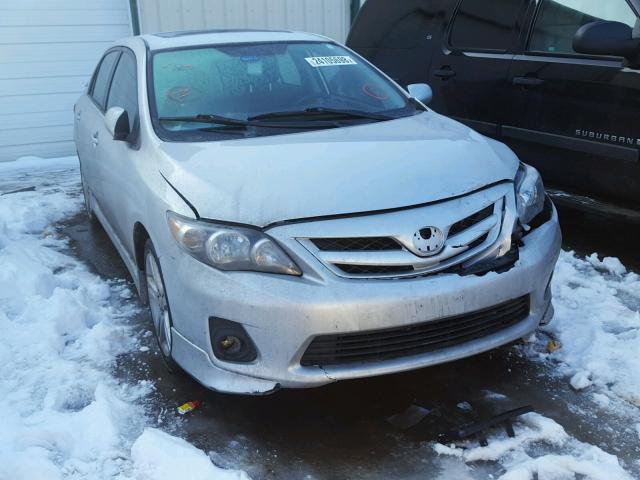 2T1BU4EE8DC989959 - 2013 TOYOTA COROLLA BA SILVER photo 1