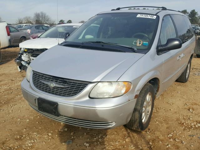 2C8GP74L83R214816 - 2003 CHRYSLER TOWN & COU SILVER photo 2